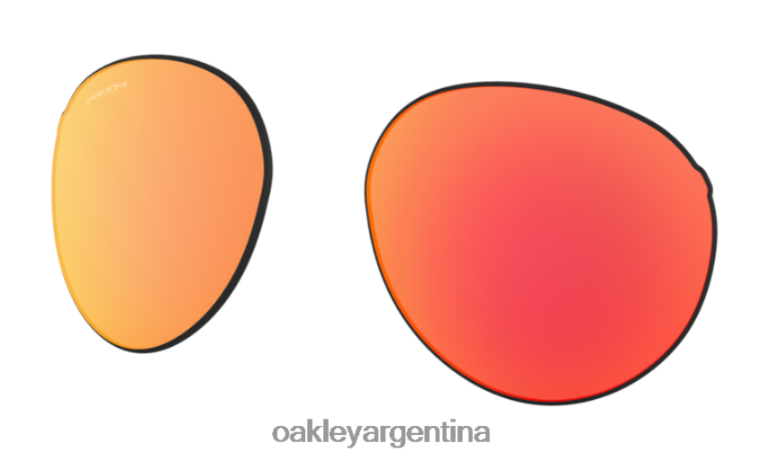 Oakley Lente de repuesto forager (ajuste de puente bajo) NBFV421974 gafas lentes prizm rubí