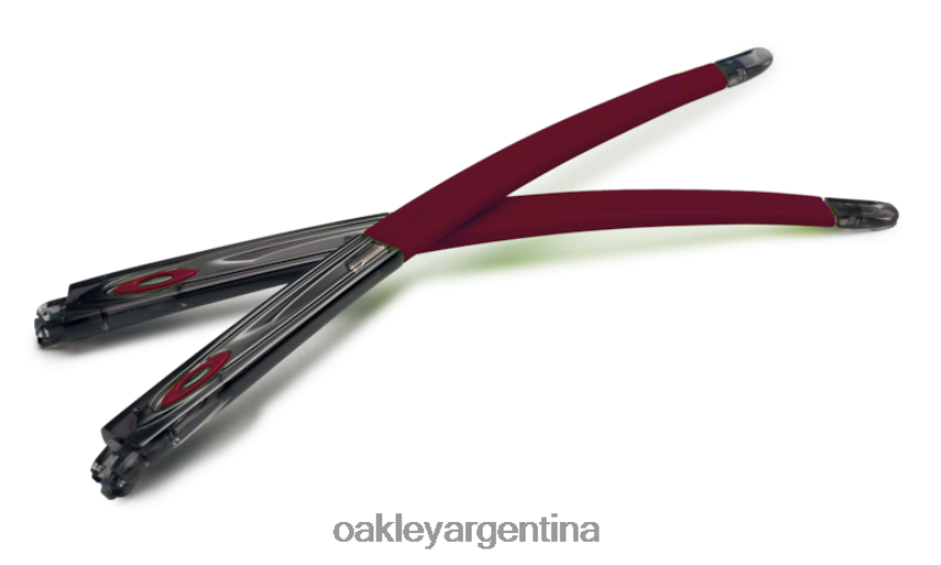 Oakley patillas accesorias de paso reticulado NBFV422007 gafas gris humo/rojo cardenal