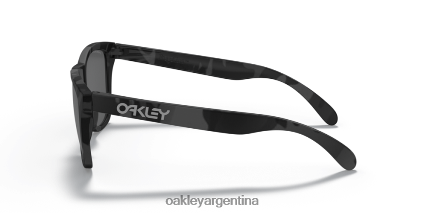Oakley Colección de camuflaje negro frogskins (ajuste de puente bajo) NBFV42811 gafas lentes prizm negras, montura camo negra
