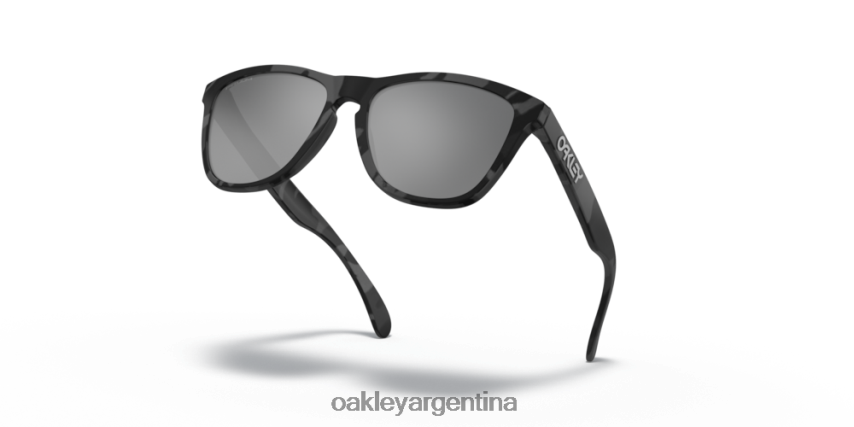Oakley Colección de camuflaje negro frogskins (ajuste de puente bajo) NBFV42811 gafas lentes prizm negras, montura camo negra