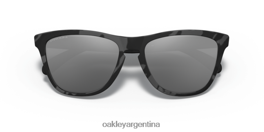 Oakley Colección de camuflaje negro frogskins (ajuste de puente bajo) NBFV42811 gafas lentes prizm negras, montura camo negra