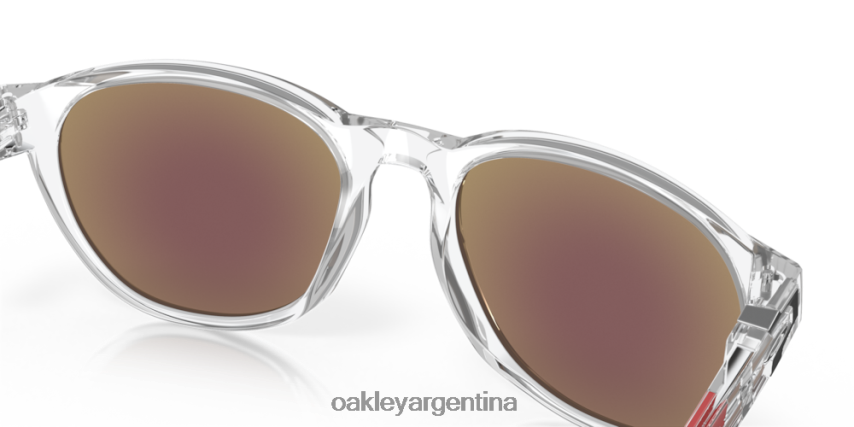 Oakley caña (ajuste de puente bajo) NBFV42663 gafas lentes polarizadas prizm zafiro, montura transparente