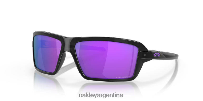 Oakley cables NBFV42672 gafas lentes prizm violeta, montura tinta negra