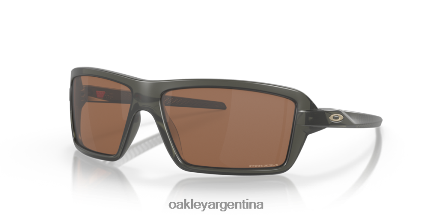Oakley cables NBFV42675 gafas Lentes Prizm de tungsteno, montura gris humo mate.