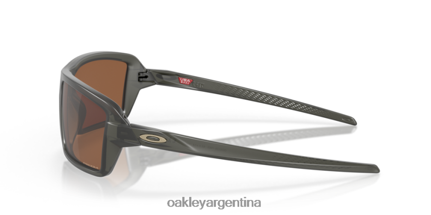 Oakley cables NBFV42675 gafas Lentes Prizm de tungsteno, montura gris humo mate.