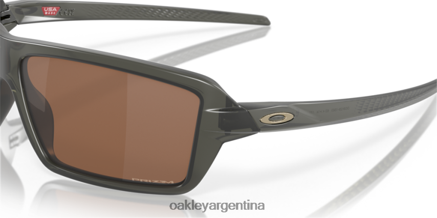 Oakley cables NBFV42675 gafas Lentes Prizm de tungsteno, montura gris humo mate.