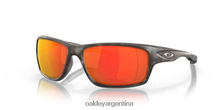 Oakley cantina NBFV42748 gafas Lentes polarizadas Ruby Iridium, montura carey negro mate.