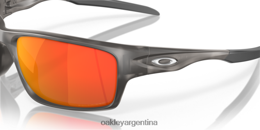 Oakley cantina NBFV42748 gafas Lentes polarizadas Ruby Iridium, montura carey negro mate.