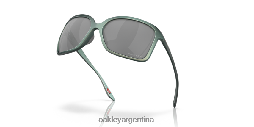 Oakley centeno silvestre NBFV42292 gafas lentes polarizadas prizm negras, montura colorshift plata mate/azul