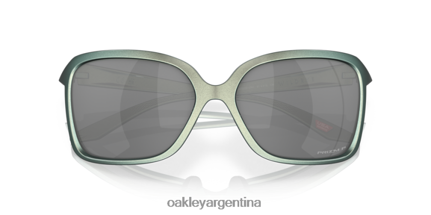 Oakley centeno silvestre NBFV42292 gafas lentes polarizadas prizm negras, montura colorshift plata mate/azul