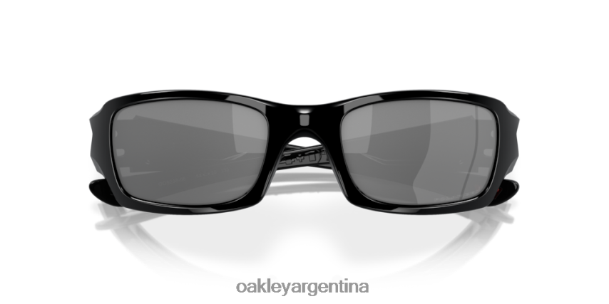 Oakley cinco al cuadrado NBFV42247 gafas lentes polarizadas de iridio negro, montura negra pulida