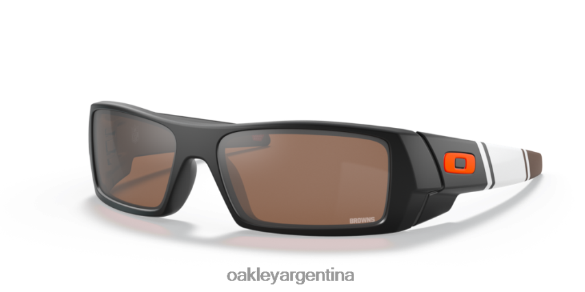 Oakley cleveland browns gascan NBFV42552 gafas Lentes Prizm de tungsteno, montura negra mate.