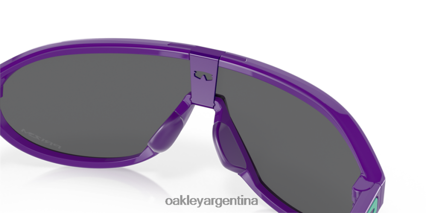 Oakley cmdn NBFV421023 gafas Lentes prizm negras, montura violeta eléctrico.