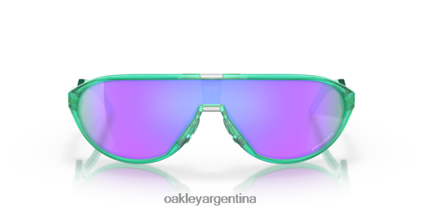 Oakley cmdn NBFV421024 gafas lentes prizm violeta, montura celeste translúcida