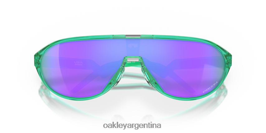 Oakley cmdn NBFV421024 gafas lentes prizm violeta, montura celeste translúcida