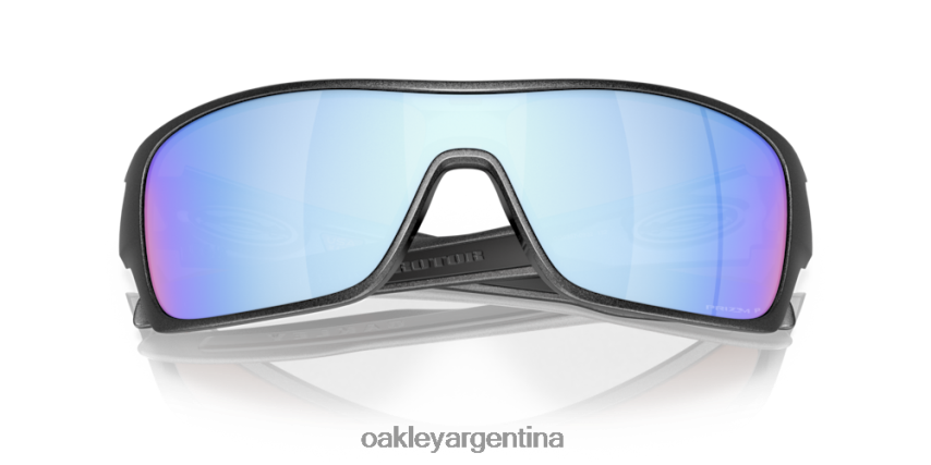 Oakley colección de acero del rotor de la turbina NBFV42155 gafas lentes prizm polarizadas deep water, montura de acero