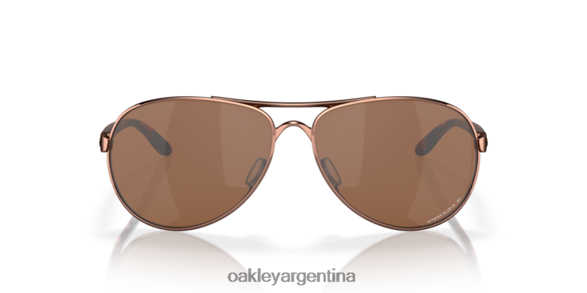 Oakley comentario NBFV42480 gafas lentes polarizadas prizm tungsteno, montura oro rosa