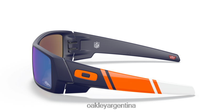 Oakley denver broncos gascan NBFV42553 gafas lentes prizm de zafiro, montura azul marino mate