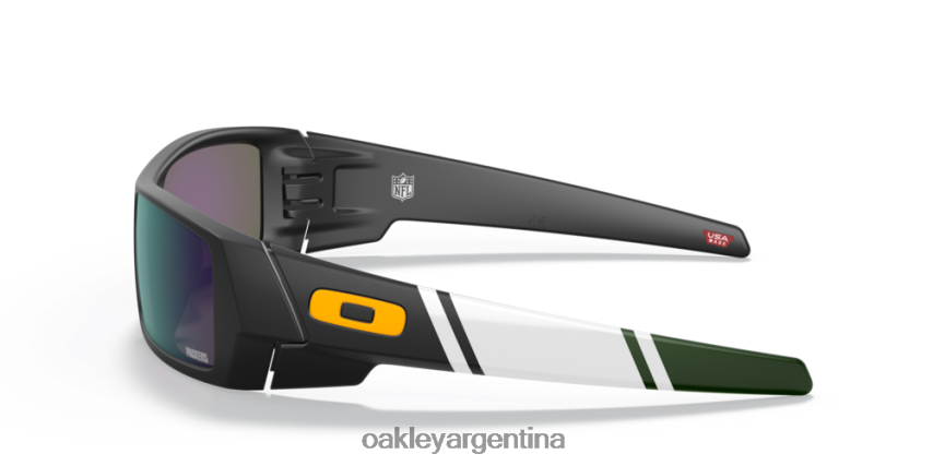 Oakley empacadores de green bay gascan NBFV42555 gafas lentes prizm jade, montura negra mate