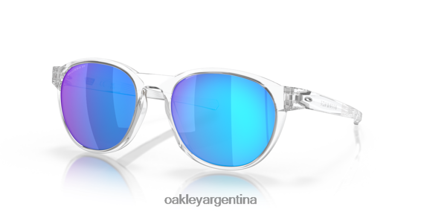 Oakley espadaña NBFV42205 gafas lentes polarizadas prizm zafiro, montura transparente