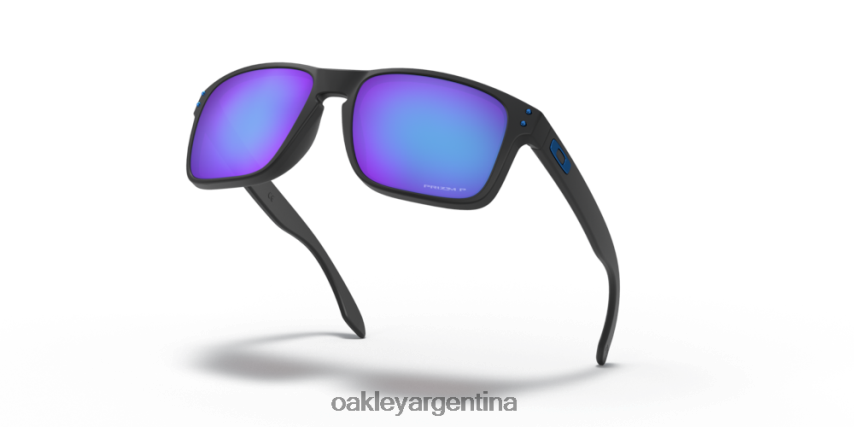 Oakley holbrook (ajuste de puente bajo) NBFV42793 gafas lentes polarizadas prizm sapphire, montura negra mate