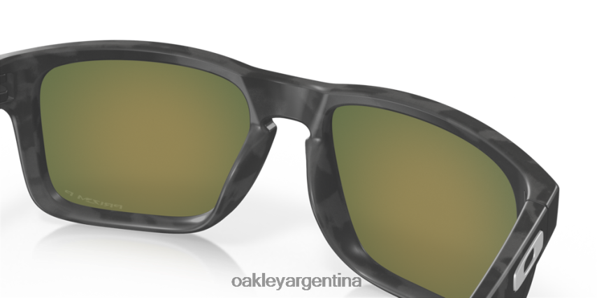Oakley holbrook (ajuste de puente bajo) NBFV42796 gafas Lentes polarizadas Prizm Ruby, montura camo negro mate.