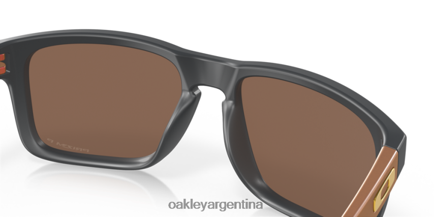 Oakley holbrook (ajuste de puente bajo) NBFV42797 gafas lentes polarizadas prizm 24k, marco de carbono mate