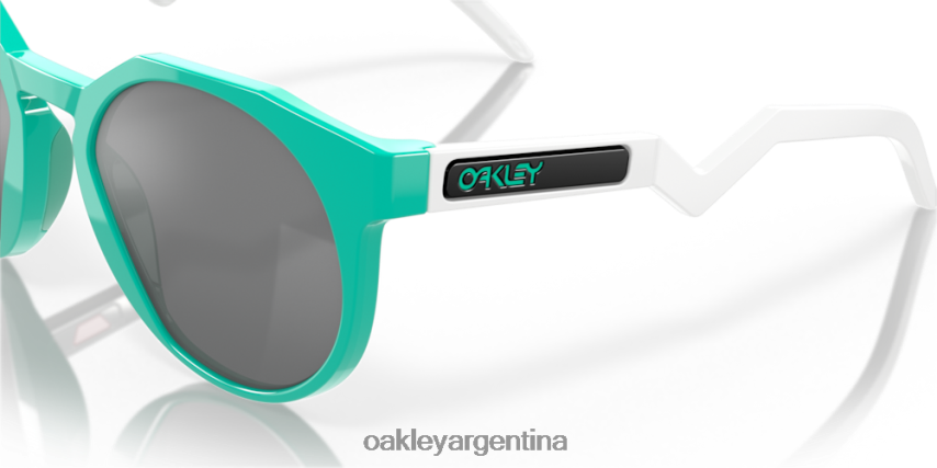Oakley hstn (ajuste de puente bajo) NBFV421012 gafas lentes prizm negro, montura celeste
