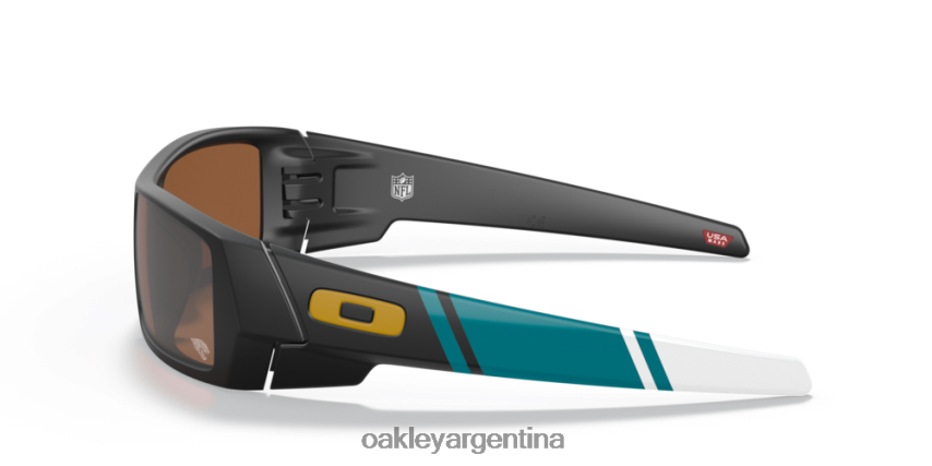 Oakley jaguares de jacksonville gascan NBFV42559 gafas Lentes Prizm de tungsteno, montura negra mate.