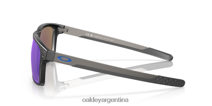 Oakley mezcla de holbrook NBFV42163 gafas lentes polarizadas prizm zafiro, montura de acero