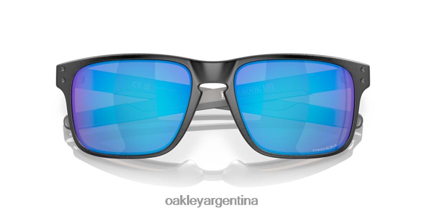 Oakley mezcla de holbrook NBFV42163 gafas lentes polarizadas prizm zafiro, montura de acero