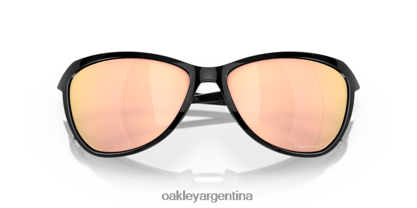 Oakley pasque NBFV42736 gafas lentes polarizadas prizm oro rosa, montura negra pulida