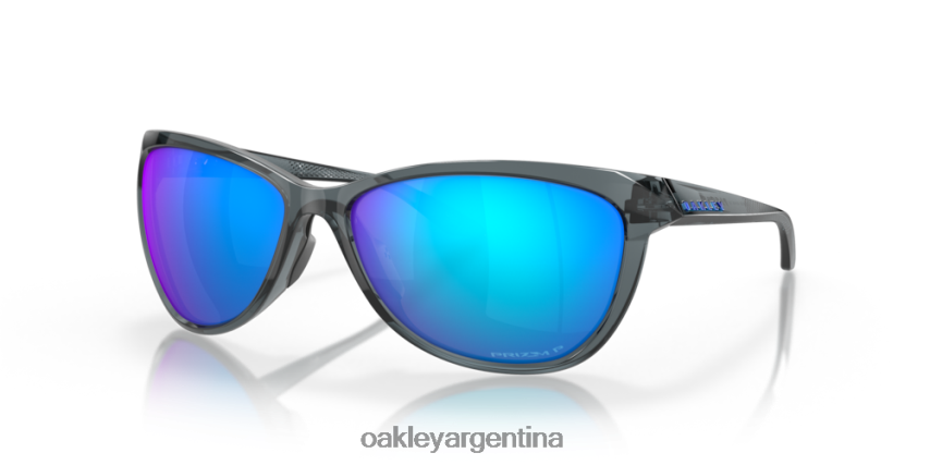 Oakley pasque NBFV42737 gafas lentes polarizadas prizm sapphire, montura negra cristal