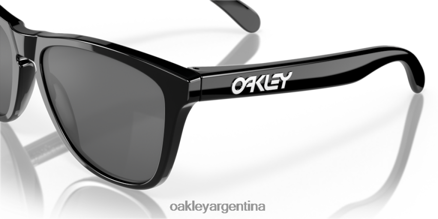 Oakley pieles de rana NBFV42108 gafas lentes prizm negras, montura negra pulida