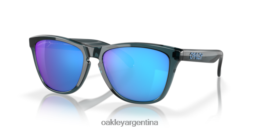 Oakley pieles de rana NBFV42111 gafas lentes polarizadas prizm sapphire, montura negra cristal