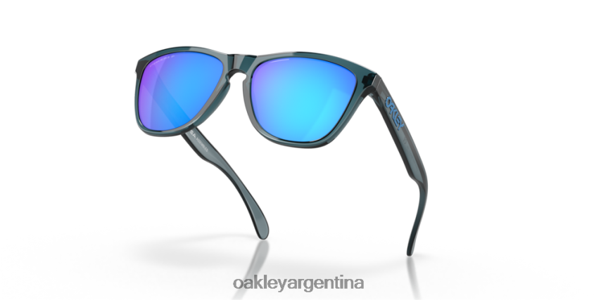 Oakley pieles de rana NBFV42111 gafas lentes polarizadas prizm sapphire, montura negra cristal