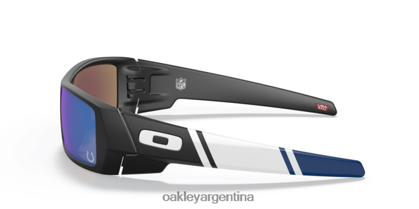 Oakley potros de indianapolis gascan NBFV42558 gafas lentes prizm de zafiro, montura negra mate