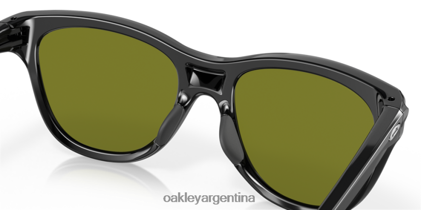 Oakley resistir NBFV42914 gafas lentes polarizadas violeta iridio, montura negra pulida