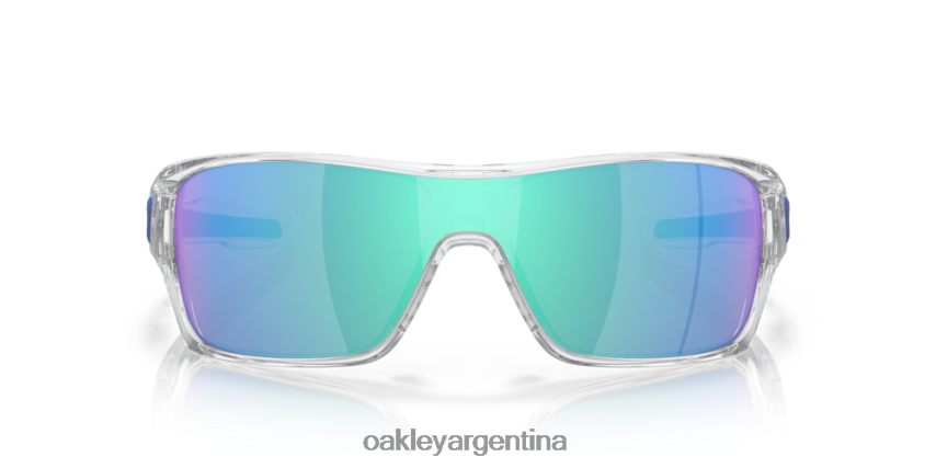 Oakley rotor de turbina NBFV42156 gafas lentes de zafiro iridio, montura transparente pulida