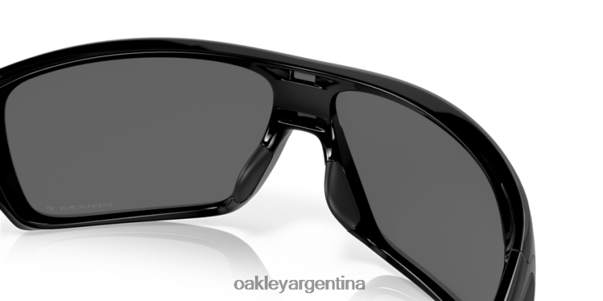 Oakley rotor de turbina NBFV42157 gafas lentes prizm polarizadas negras, montura negra pulida