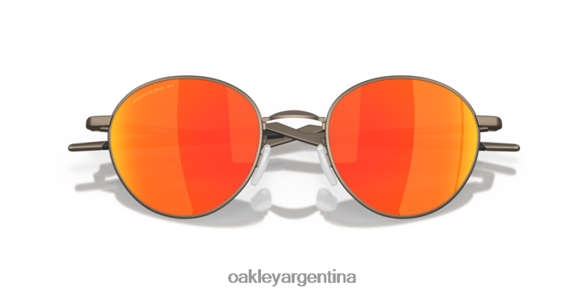 Oakley terrigal NBFV42533 gafas Lentes polarizadas Prizm Ruby, montura de peltre satinado.