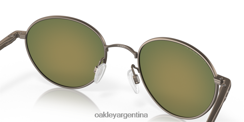 Oakley terrigal NBFV42533 gafas Lentes polarizadas Prizm Ruby, montura de peltre satinado.