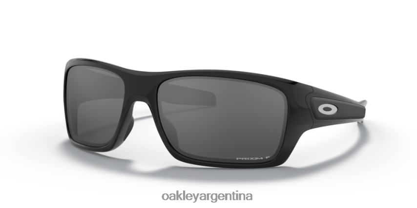 Oakley turbina NBFV42428 gafas lentes prizm polarizadas negras, montura negra pulida