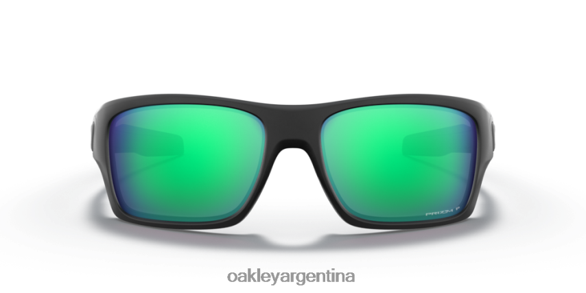 Oakley turbina NBFV42430 gafas Lentes polarizadas prizm jade, montura negra mate