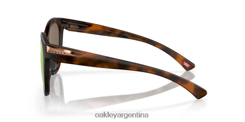 Oakley Clave baja NBFV42944 gafas lentes polarizadas prizm oro rosa, montura carey marrón mate