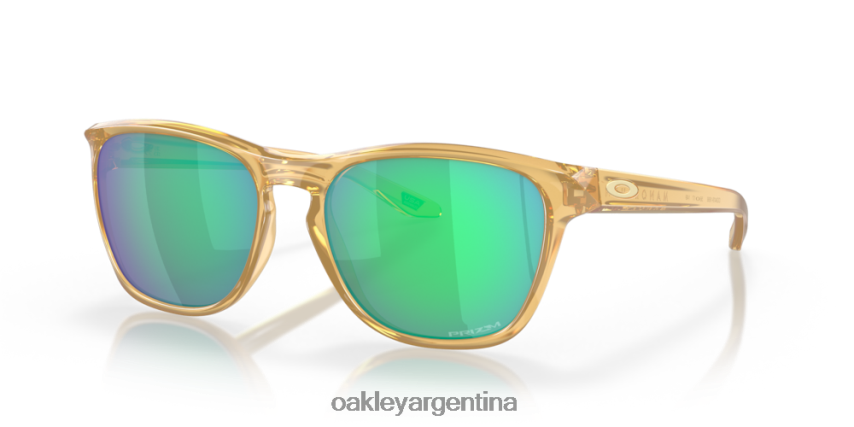 Oakley Manorburn descubre la colección NBFV421097 gafas lentes prizm jade, montura curry claro transparente
