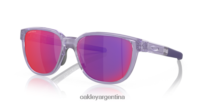 Oakley actuador (ajuste de puente bajo) NBFV42843 gafas Lentes prizm road, montura lila transparente