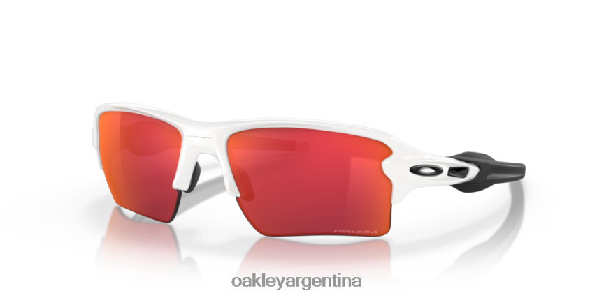 Oakley antiaéreos 2.0 xl NBFV42125 gafas Lentes Prizm Field, montura blanca pulida.