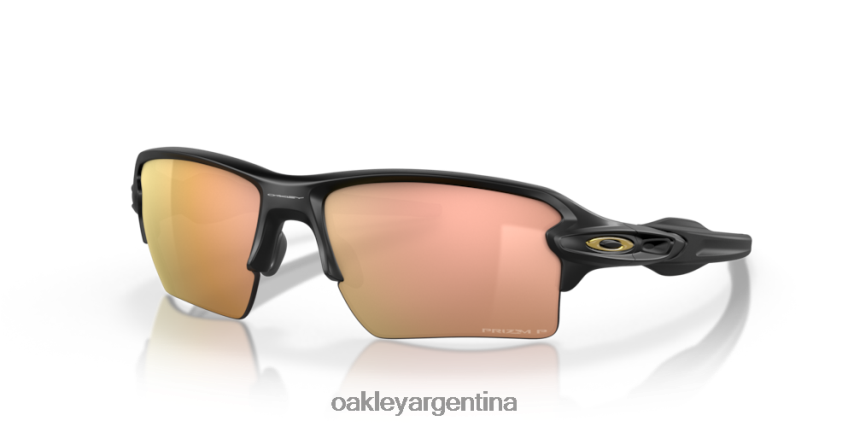 Oakley antiaéreos 2.0 xl NBFV42141 gafas lentes polarizadas prizm oro rosa, montura negro mate