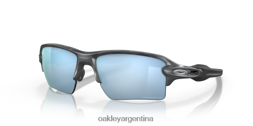Oakley antiaéreos 2.0 xl NBFV42145 gafas Lentes polarizadas Prizm Deep Water, montura de camuflaje negro mate.